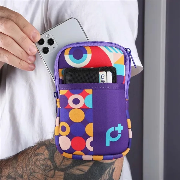 A compact pouch that straps to a tumbler or arm to... from ASI 61966 HPG / HPG Gold Best Promotions USA