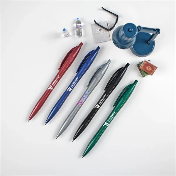Eco-friendly pen made from recycled ABS plastic with a sleek design... from ASI 61966 HPG / Hub Pen