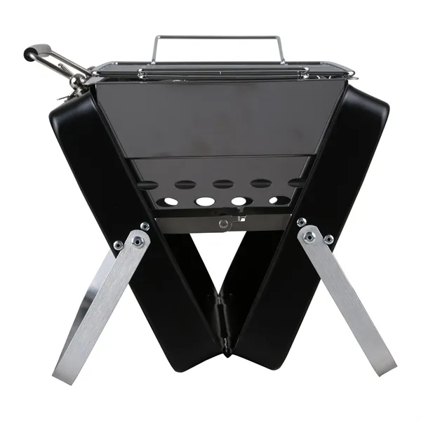 All-metal charcoal/wood grill that folds into compact suitcase. Large enough for... from ASI 61966 HPG / OrigAudio HPG Gold