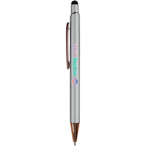Elegant stylus pen with ergonomic design, smooth black ink, and rose... from ASI 61966 HPG / Hub Pen