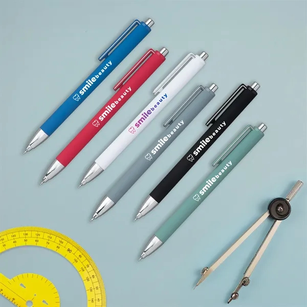 A sleek pen with a soft-touch finish and smooth gel ink,... from ASI 61966 HPG / Hub Pen