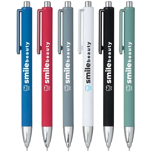A sleek pen with a soft-touch finish and smooth gel ink,... from ASI 61966 HPG / Hub Pen