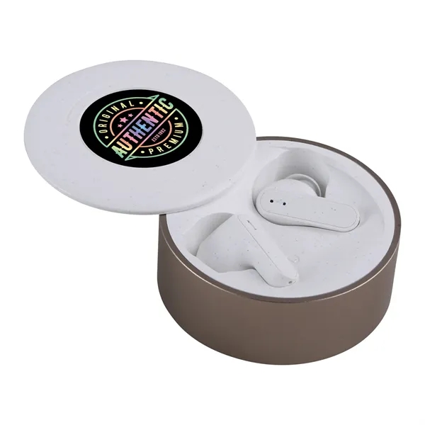 Chromeo Earbuds feature a sleek chrome case, a 15W magnetic wireless... from ASI 61966 HPG / OrigAudio