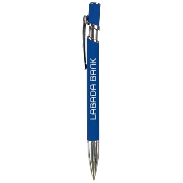 The Hatter Comfort Pen combines a sleek matte finish, bold chrome... from ASI 61966 HPG / Hub Pen