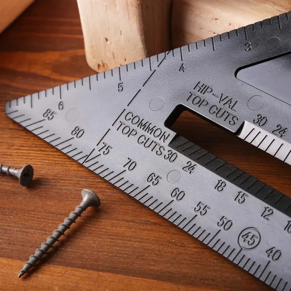 7-inch carpenter speed square.... from ASI 61966 HPG / Beacon Promotions