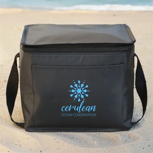 6-can capacity cooler bag made with recycled material.... from ASI 61966 HPG / Beacon Promotions