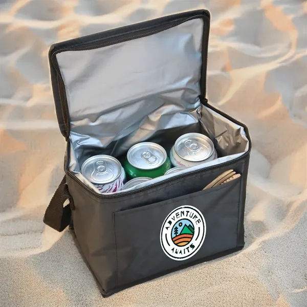 6-can capacity cooler bag made with recycled material.... from ASI 61966 HPG / Beacon Promotions