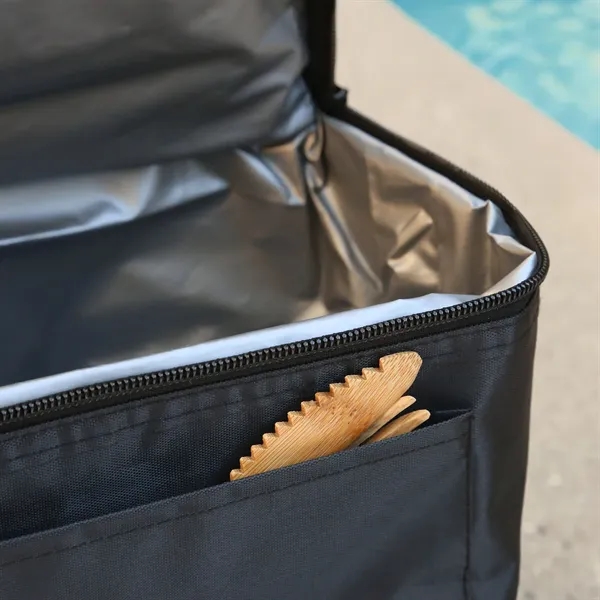 6-can capacity cooler bag made with recycled material.... from ASI 61966 HPG / Beacon Promotions