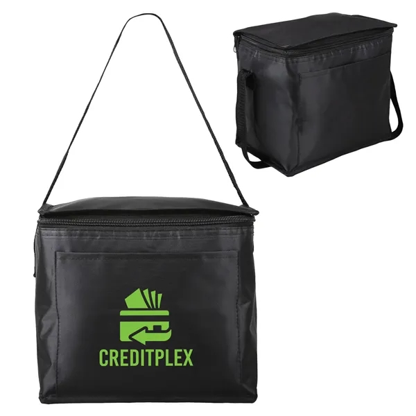 6-can capacity cooler bag made with recycled material.... from ASI 61966 HPG / Beacon Promotions