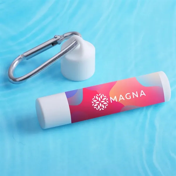 Lip moisturizer kit with silicone cap and carabiner.... from ASI 61966 HPG / Mixie