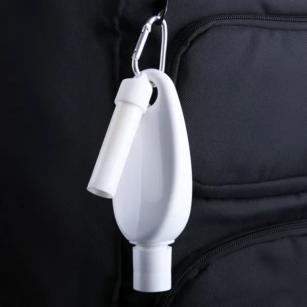 Carabiner kit containing lip moisturizer with SPF and sunscreen.... from ASI 61966 HPG / Mixie