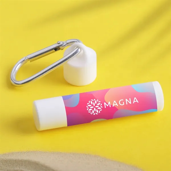 Lip moisturizer with SPF kit with silicone cap and carabiner.... from ASI 61966 HPG / Mixie