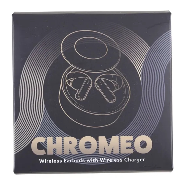 Chromeo Earbuds feature a sleek chrome case, a 15W magnetic wireless... from ASI 61966 HPG / OrigAudio