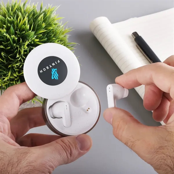 Chromeo Earbuds feature a sleek chrome case, a 15W magnetic wireless... from ASI 61966 HPG / OrigAudio