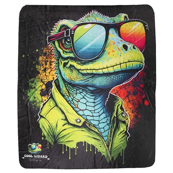 Cozy, ultra-soft fleece blanket with full-color, edge-to-edge customization.... from ASI 61966 HPG / Best Promotions USA