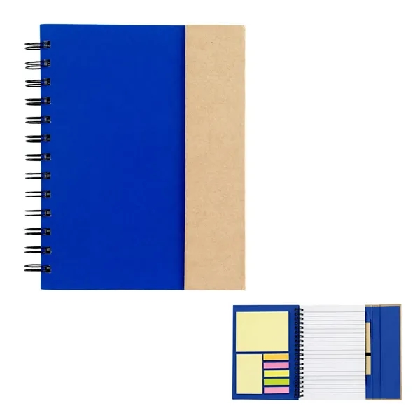 Spiral notebook with sticky notes and flags.... from ASI 61125 Hit Promotional Products / Hit®