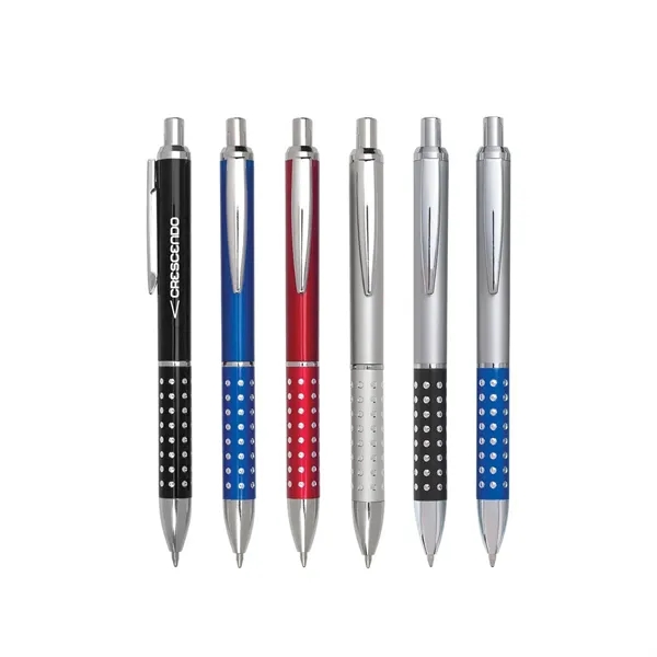Pen with diamond cut grip.... from ASI 61125 Hit Promotional Products / Hit®