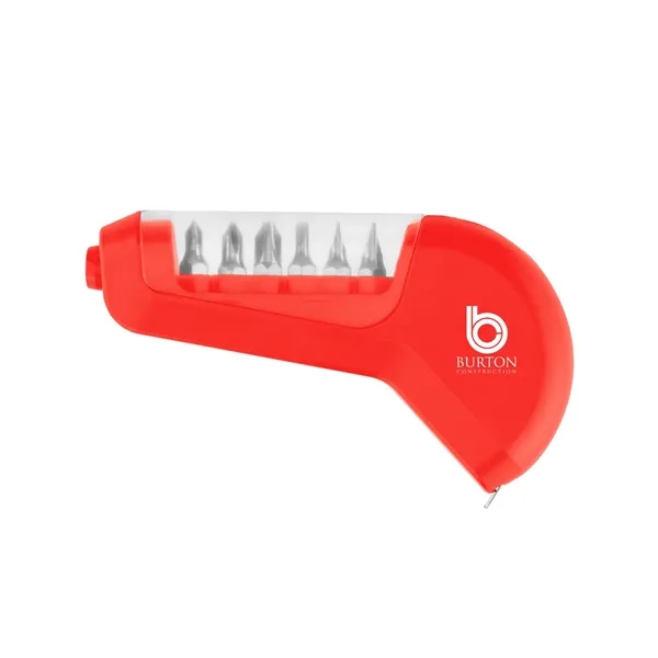 7-in-1 multi-tool with tape measure, 3 flat head and 3 Phillips... from ASI 61125 Hit Promotional Products / Hit®