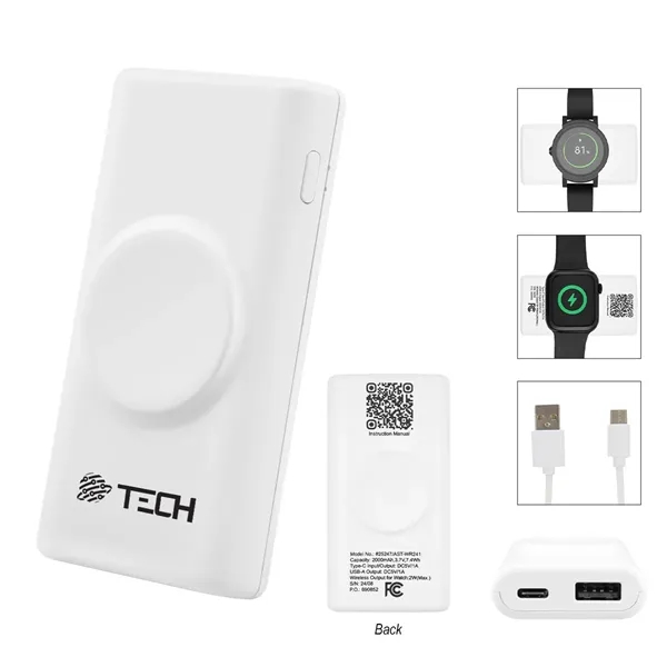 Smart watch power bank with 2000 mAh battery.... from ASI 61125 Hit Promotional Products / Hit®