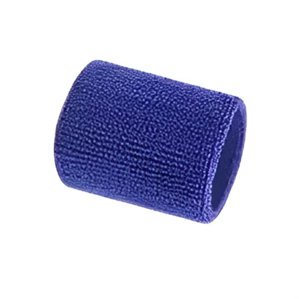 Polyester elastic sports sweat wristband plus 1 color embroidery on 1... from ASI 37218 Athena Promo (tm)