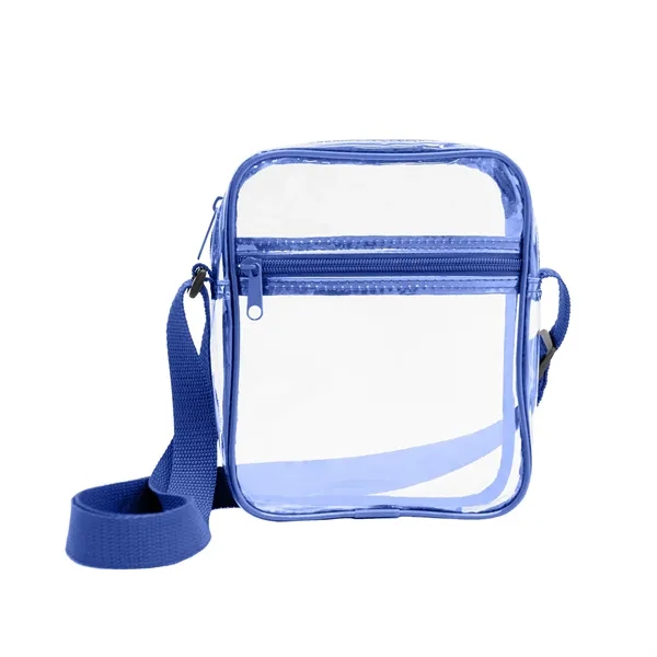 This clear PVC crossbody bag is stylish, functional, and perfect for... from ASI 41511 Brainchild USA Inc / BrainChild Gift Club
