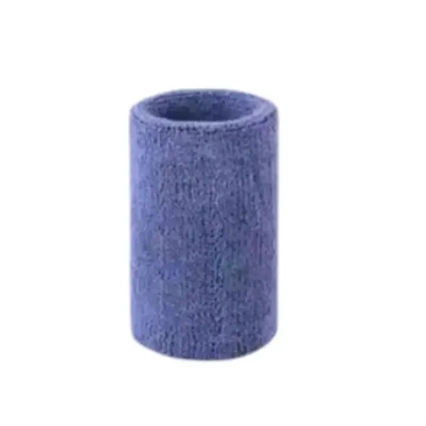 Cotton elastic sports sweat wristband plus 1 color embroidery on 1... from ASI 37218 Athena Promo (tm)