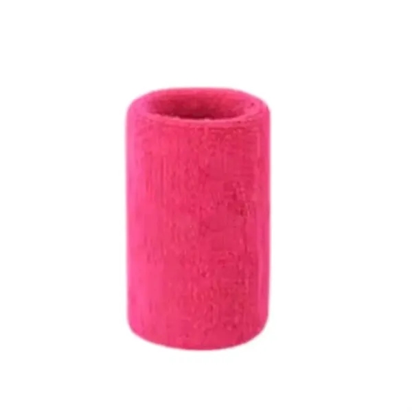Cotton elastic sports sweat wristband plus 1 color embroidery on 1... from ASI 37218 Athena Promo (tm)