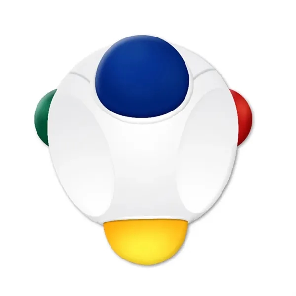 Four color crayon pyramid. Large design.... from ASI 67675 Liqui-Mark Corp