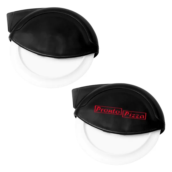 Round pizza cutter wheel plus 1 color pad print on 1... from ASI 37218 Athena Promo (tm)
