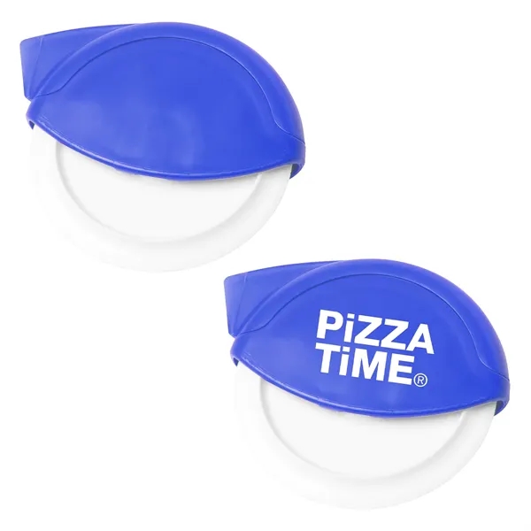 Round pizza cutter wheel plus 1 color pad print on 1... from ASI 37218 Athena Promo (tm)