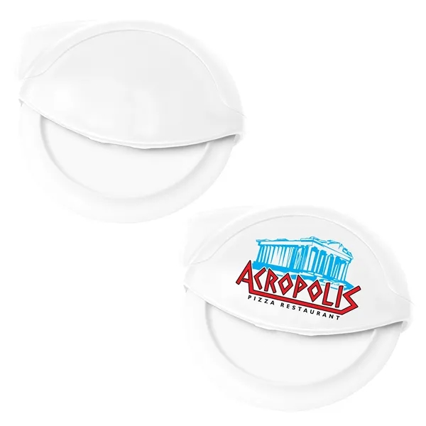 Round pizza cutter wheel plus 1 color pad print on 1... from ASI 37218 Athena Promo (tm)