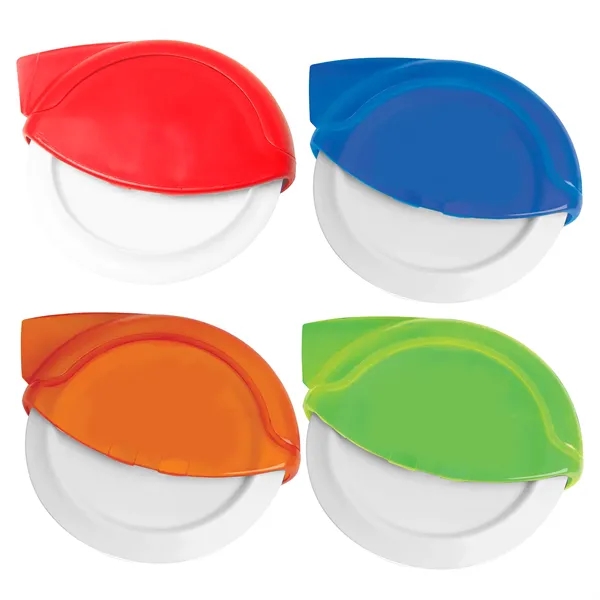 Round pizza cutter wheel plus 1 color pad print on 1... from ASI 37218 Athena Promo (tm)