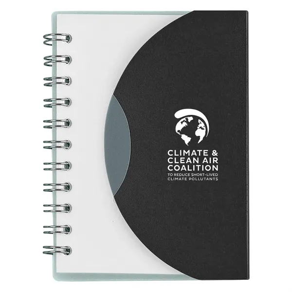 This spiral notebook contains 60 lined pages with a back cover... from ASI 52710 Lincoln Line