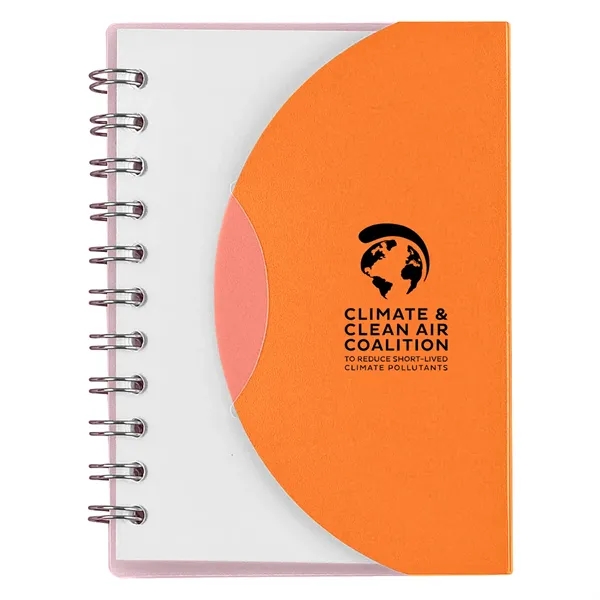 This spiral notebook contains 60 lined pages with a back cover... from ASI 52710 Lincoln Line