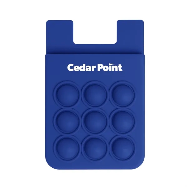 This fidget popper cell phone wallet contains a pocket to hold... from ASI 52710 Lincoln Line
