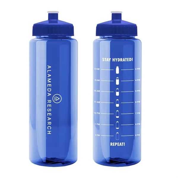This 32 oz water bottle is proudly made in the USA... from ASI 52710 Lincoln Line