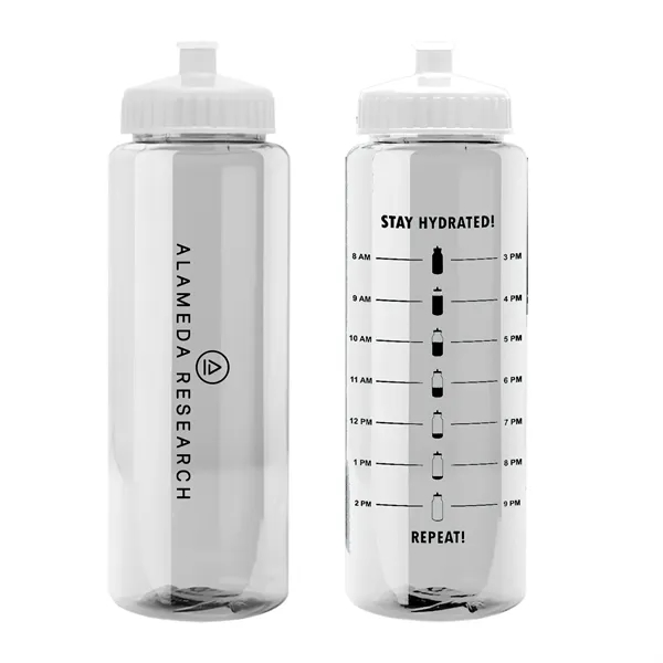 This 32 oz water bottle is proudly made in the USA... from ASI 52710 Lincoln Line