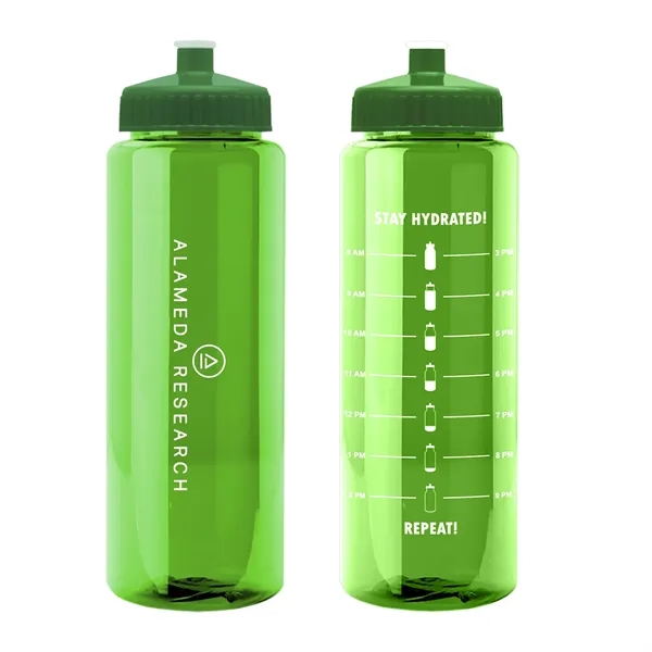This 32 oz water bottle is proudly made in the USA... from ASI 52710 Lincoln Line