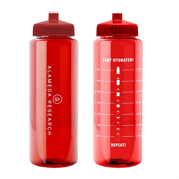 This 32 oz water bottle is proudly made in the USA... from ASI 52710 Lincoln Line