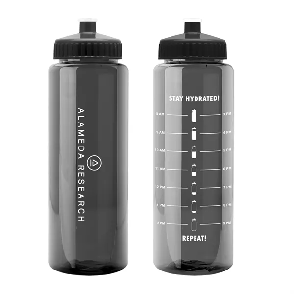 This 32 oz water bottle is proudly made in the USA... from ASI 52710 Lincoln Line