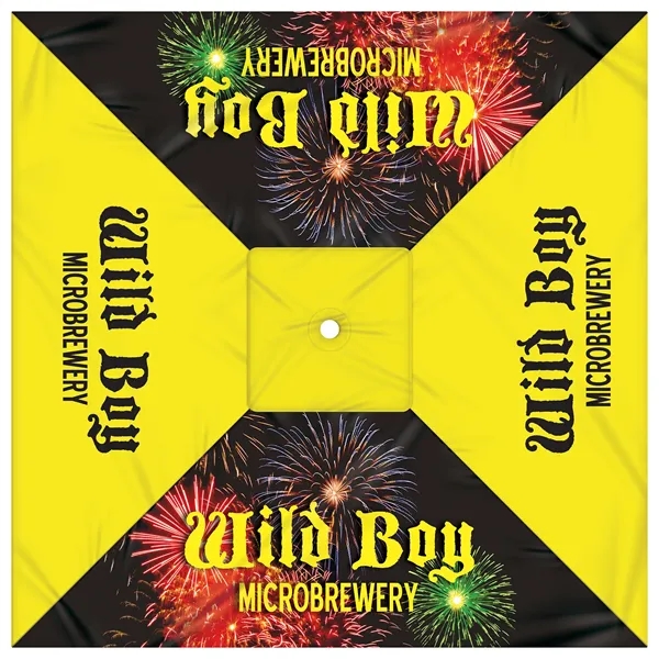 7.5' High Heavy-Duty Frame Patio Umbrella with 9' Wide Canopy and... from ASI 80228 Quinn