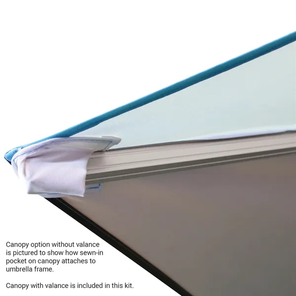 7.5; High Heavy-Duty Frame Patio Umbrella with 9' Wide Canopy with... from ASI 80228 Quinn