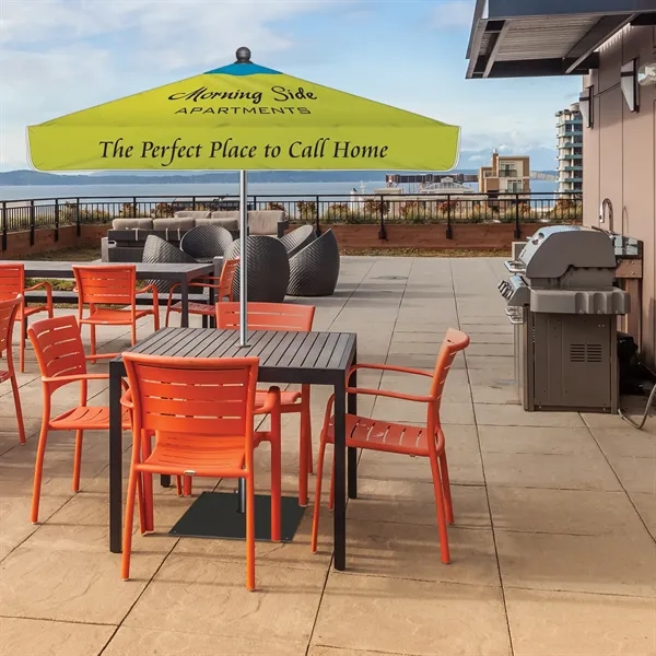 7.5; High Heavy-Duty Frame Patio Umbrella with 9' Wide Canopy with... from ASI 80228 Quinn