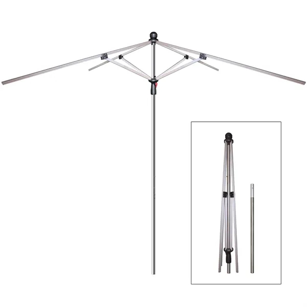 7.5' High Heavy-Duty Frame Patio Umbrella with 9' Wide Canopy Kit... from ASI 80228 Quinn