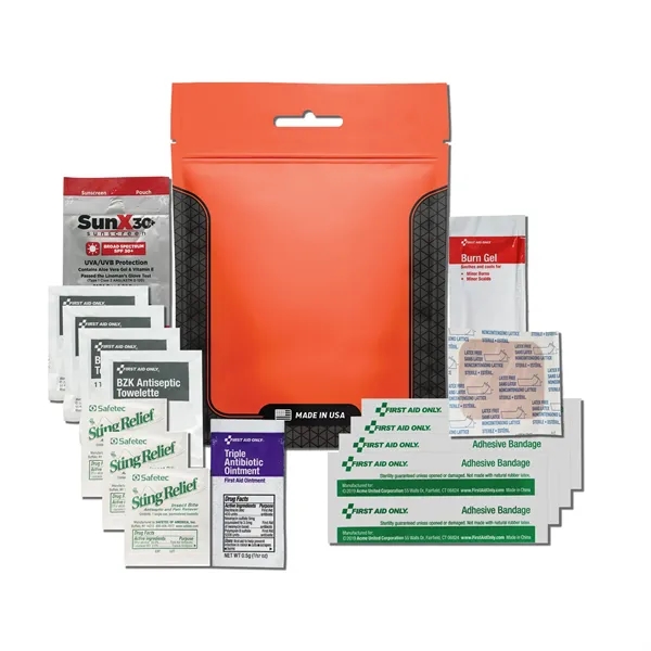 Outdoor kit 1.0 with a tick tool combo, sting swabs, sunscreen,... from ASI 84514 Safety Made