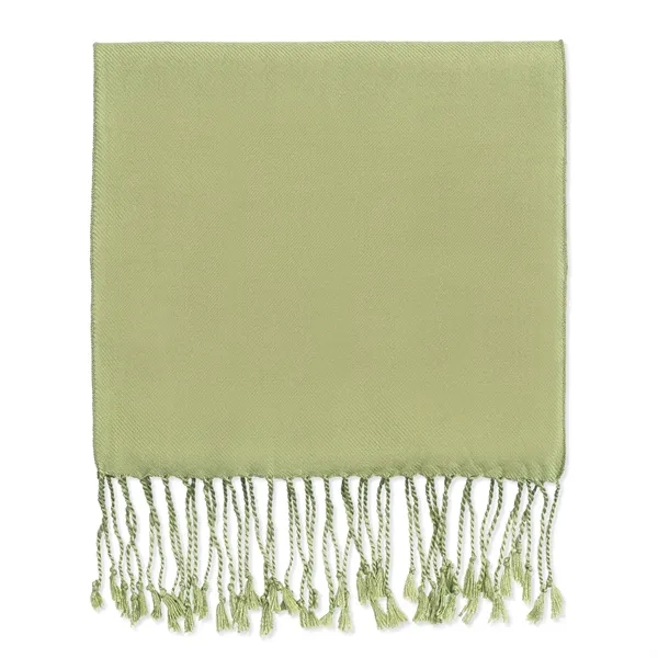 Soft green bamboo 10" x 72" winter muffler scarf with rope... from ASI 98085 Wolfmark