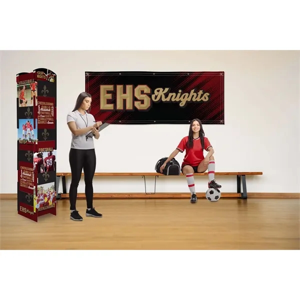 Create dynamic, eye-catching displays with these double-sided stackable tiles.... from ASI 87188 Showdown Displays