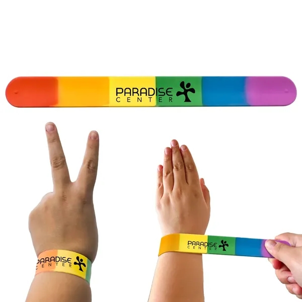 Rainbow Slap Bracelet... from ASI 52710 Lincoln Line