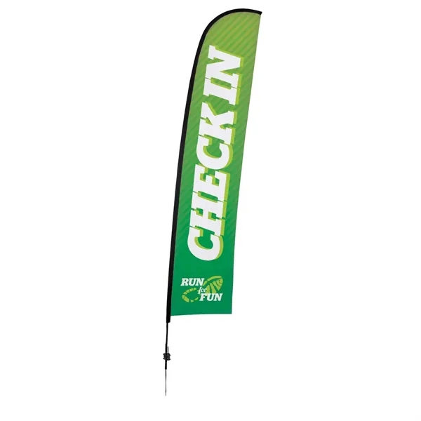 17' premium blade sail sign made of super poly knit fabric... from ASI 87188 Showdown Displays
