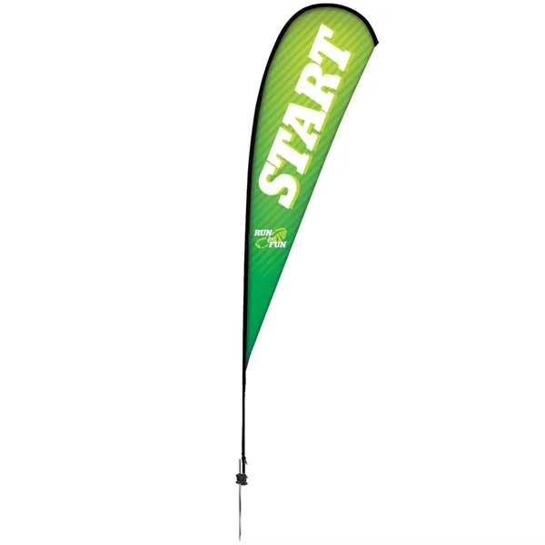 15' teardrop sail sign made of super poly knit fabric with... from ASI 87188 Showdown Displays